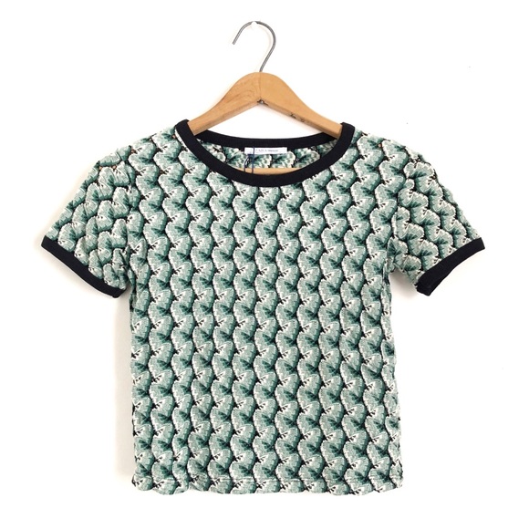zara knit short sleeve top